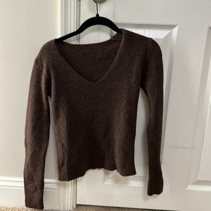 Brown sweater